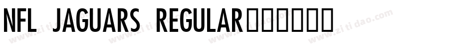 NFL Jaguars Regular字体转换